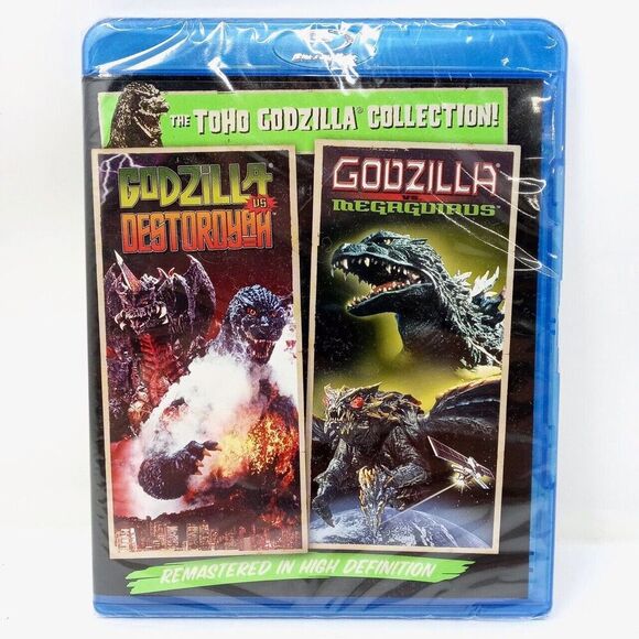 NEW Godzilla vs. Destoroyah / Megaguirus BLURAY Double Movie Toho Collection - Picture 1 of 7